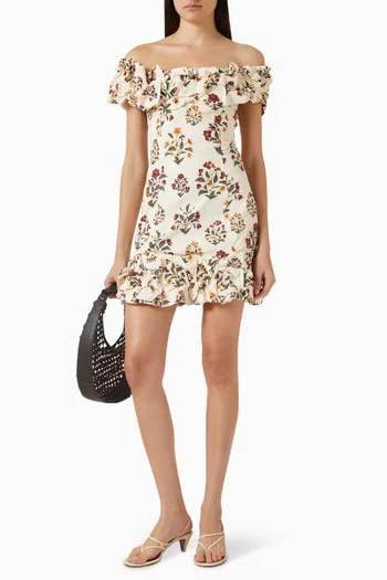 فستان جاردن انديس قصير قطن