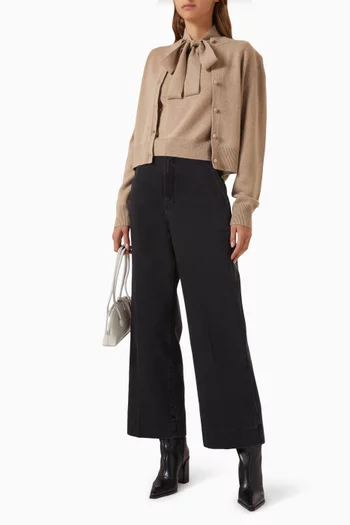 كارديغان بأكتاف مبطنة كشمير