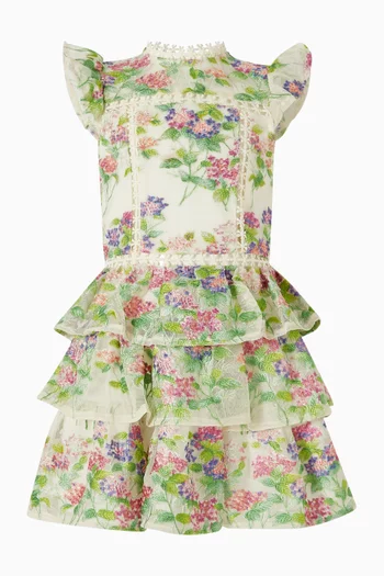 فستان كليمينتين قصير ومطرز