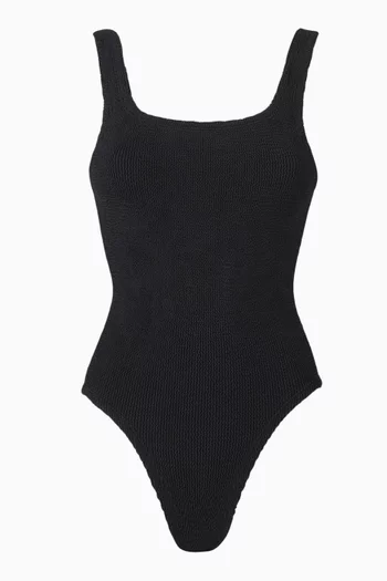 Coverage Square Neck Swimsuit in Original Crinkle™