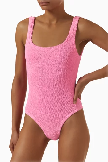Coverage Square Neck Swimsuit in Original Crinkle™