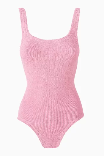 Coverage Square Neck Swimsuit in Original Crinkle™