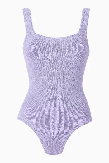 Coverage Square Neck Swimsuit in Original Crinkle™