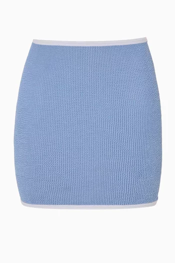 Swim Mini Skirt in Crinkle™ Fabric