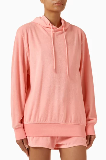 Hoodie in Terry Towelling