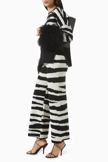 The Shearling Cuff Sweater