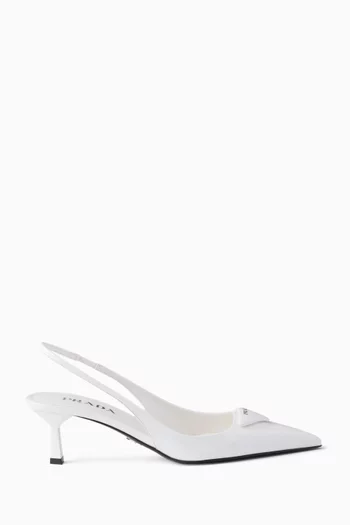 55 Slingback Pumps in Patent Leather