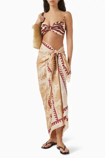 Prismatic Flow Pareo in Cotton