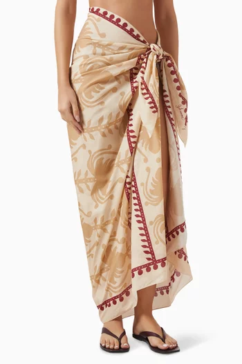 Prismatic Flow Pareo in Cotton