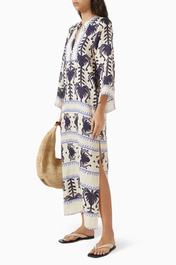 Wild Savannah Tunic Dress in Linen