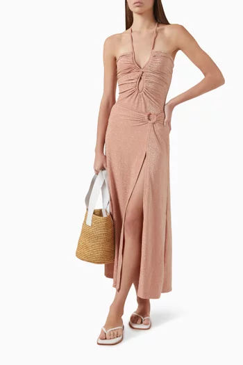 Shimmering Nuevo Destino Midi Skirt