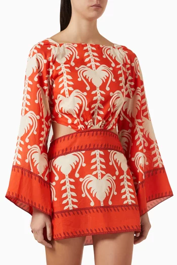 Words of Wisdom Dress in Cotton