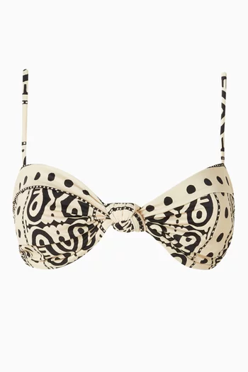 Bandana Marina Bikini Top in Lycra