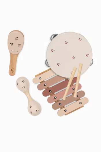 Glossy Cherry Music Set