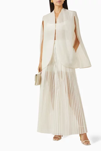 جاكيت دوفر حرير وأورجانزا