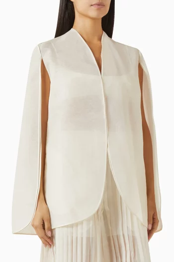 جاكيت دوفر حرير وأورجانزا