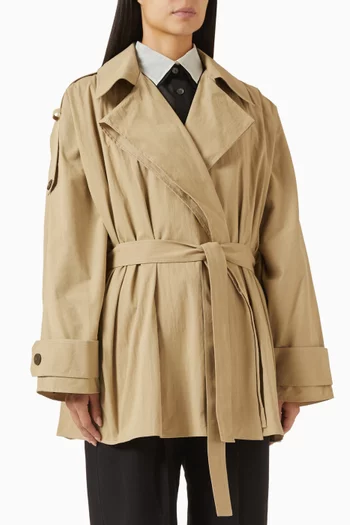Dune Belted Coat in Cotton