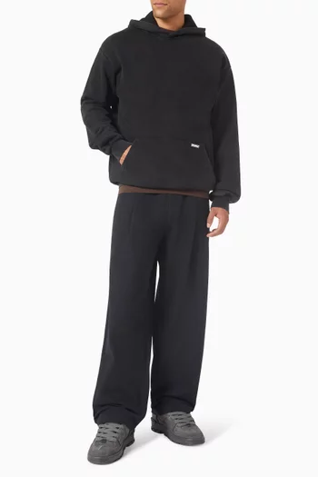 كنزة بغطاء رأس بيزك صوف قطني