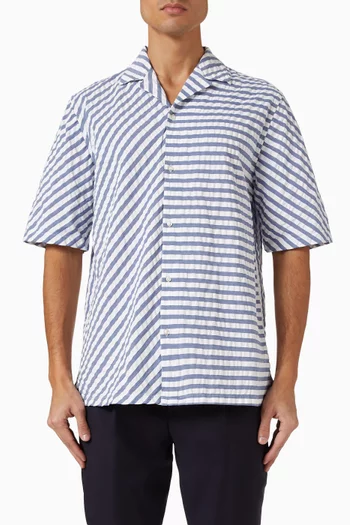 قميص إيرين قطن بارز الملمس