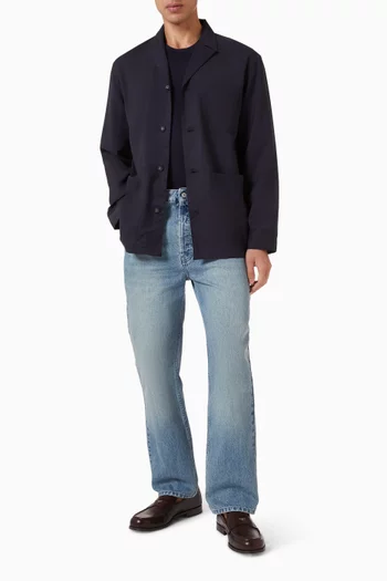 بنطال جينز فينتج أورجينل بلون باهت دينم