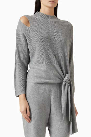 سترة برباط نسيج مضلع