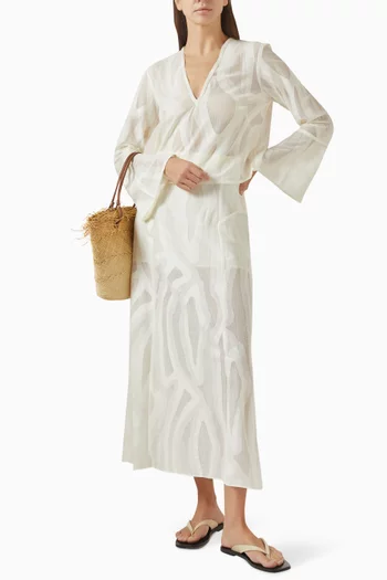 بلوزة أفيلا قطن