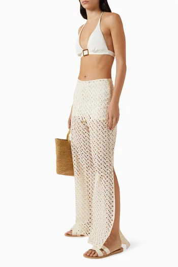 Eyelet Venice Pants in Viscose