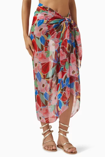 سارونغ سانتوريني فيسكوز لنزينغ