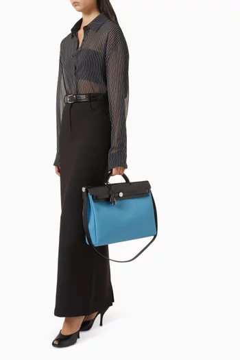 حقيبة مسنجر هيرباج 39 قنب وجلد