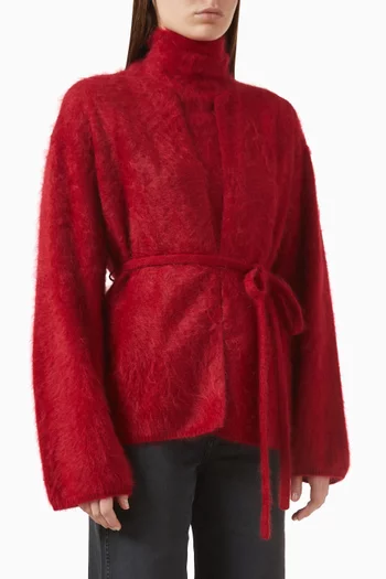 كارديغان بحزام كشمير ناعم