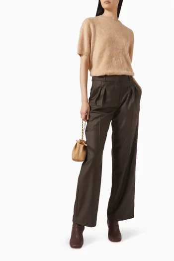 سترة بأكمام قصيرة كشمير ناعم