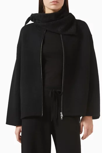 Triangle Scarf in Brushed Cashmere