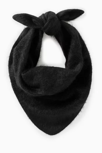 Triangle Scarf in Brushed Cashmere