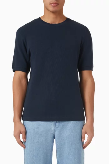 Fitted T-shirt in Cotton