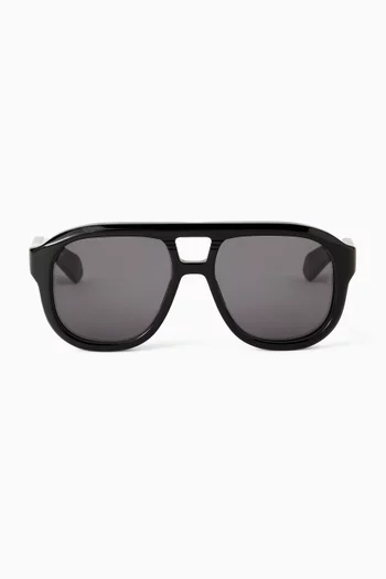 Jasper Aviator Sunglasses in Acetate