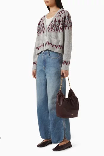 كارديغان مطرز بالترتر