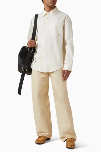 Shirt in Cotton Poplin