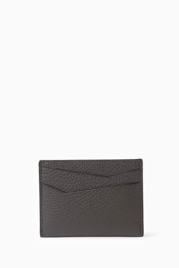 Puzzle Edge Card Case in Calf Leather