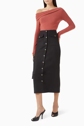 Elio Knit Top in Lyocell Blend