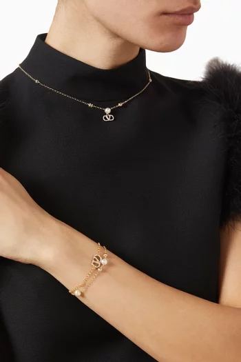 VLOGO Swarovski® Bracelet in Metal