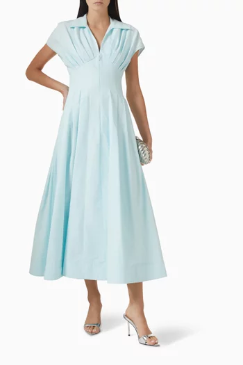 Farlow Midi Dress in Cotton Blend