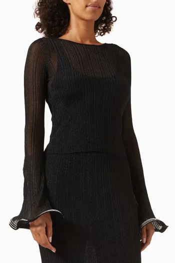 Maebry Crsytal-embellished Top