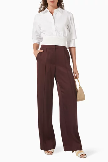 Stiles Crop Shirt in Cotton