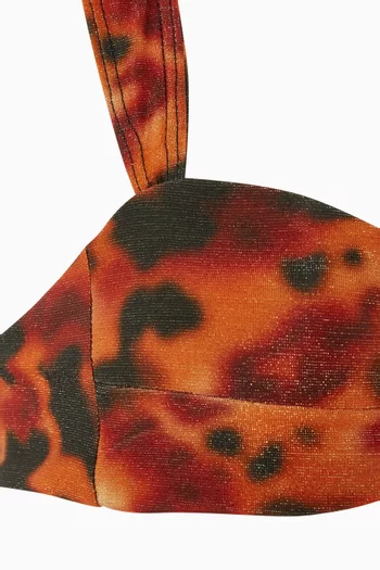 قطعة بيكيني علوية أمبر بتصميم بالكونيت