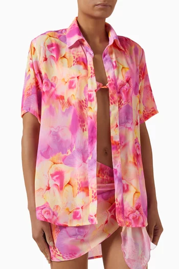 قميص جيبسي بنقشة