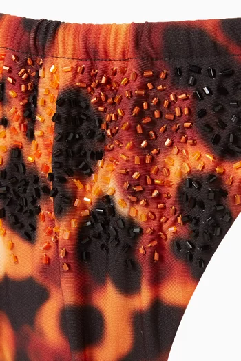 قطعة بيكيني سفلية ريو ريكامادو مزينة بتطريزات