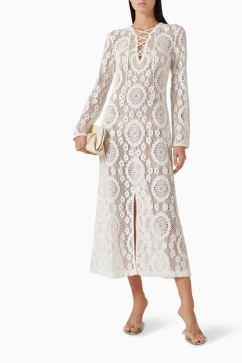 فستان هوثورن بأربطة