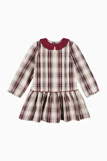 فستان ويتاكر بنقشة مربعات