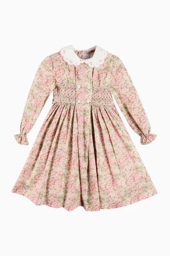 فستان بنقشة زهور فيولا