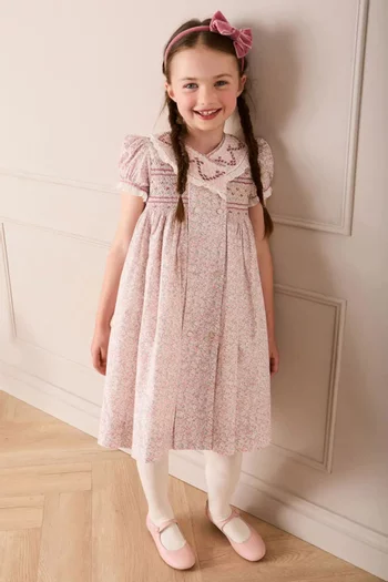 فستان بنقشة زهور أديلايد